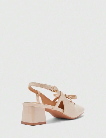 Pantofi cu toc Shein, bej