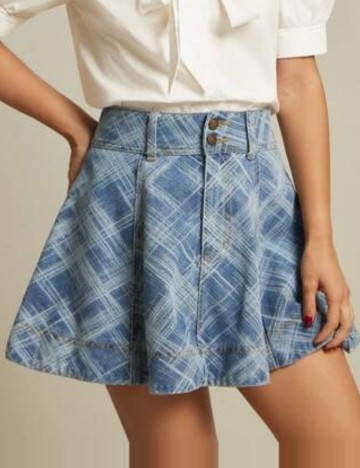 Fustă mini Shein, albastru
