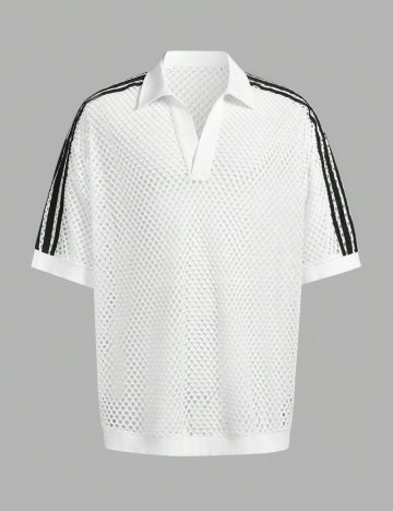 Tricou Shein MANFINITY, alb