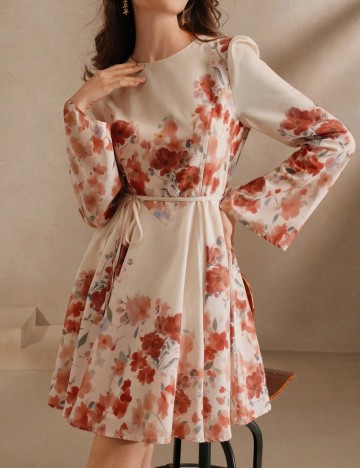 Rochie mini Shein, crem