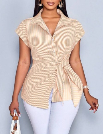Cămașă cu mânecă scurtă Shein, mix culori