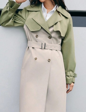Trench Shein, mix culori