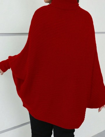 Pulover Shein Curve+, roșu