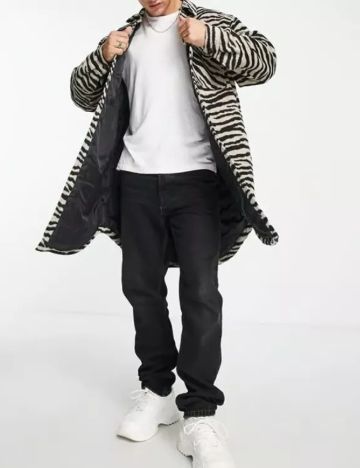 Jachetă lungă ASOS, mix culori