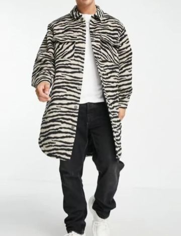 Jachetă lungă ASOS, mix culori