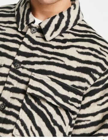 Jachetă lungă ASOS, mix culori