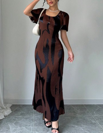 Rochie maxi Shein, mix culori