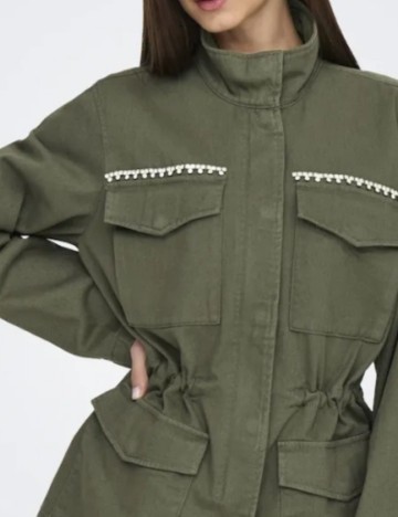 Jachetă Only, verde