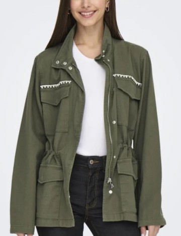 Jachetă Only, verde