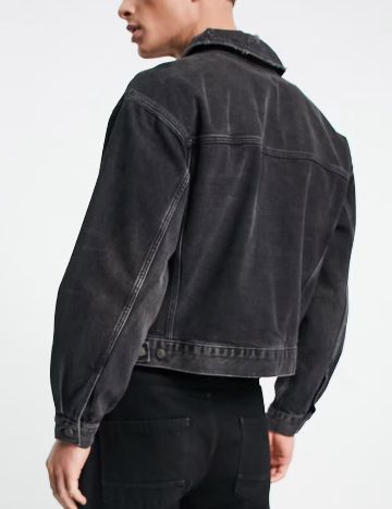 Geacă de blugi ASOS, negru