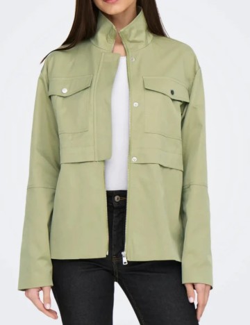 Jachetă Only, verde