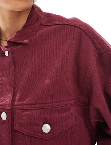 Jachetă De Blugi ASOS, vișiniu