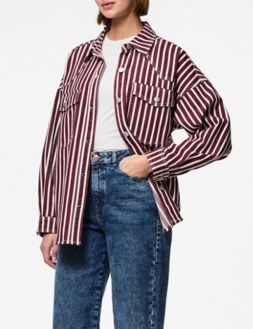 Jachetă De Blugi Pieces, mix culori