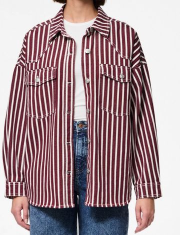 Jachetă De Blugi Pieces, mix culori