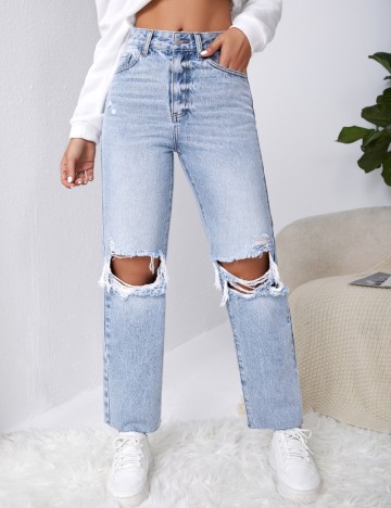 Jeans Shein, albastru