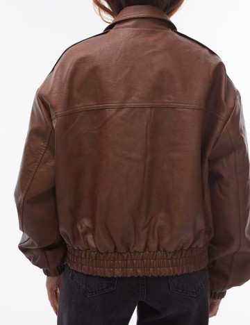 Jachetă Topshop, maro