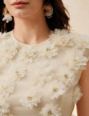 Top Shein Anewsta, crem