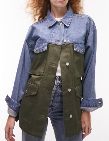 Jachetă Topshop, mix culori