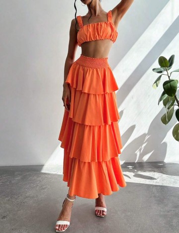 Compleu Shein, portocaliu