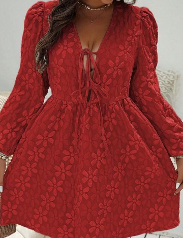 Rochie mini Shein Curve+, roșu