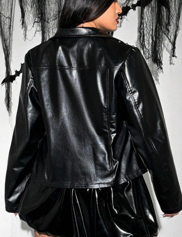 Jachetă Shein Curve+, negru