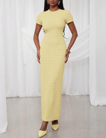 Rochie maxi Shein, bej