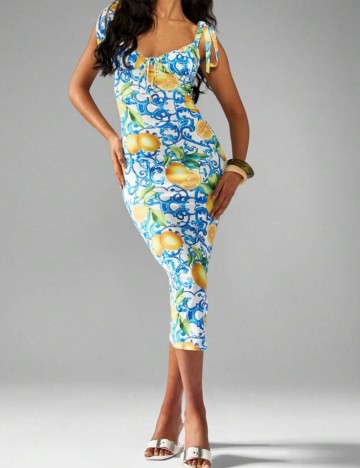 Rochie midi Shein Missguided, mix culori