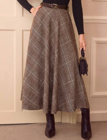 Fustă maxi Shein, mix culori