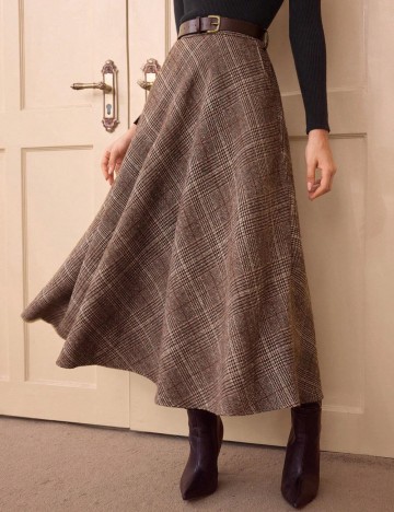 Fustă maxi Shein, mix culori