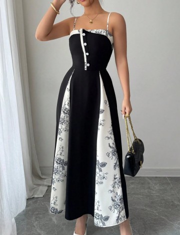 Rochie maxi Shein, mix culori