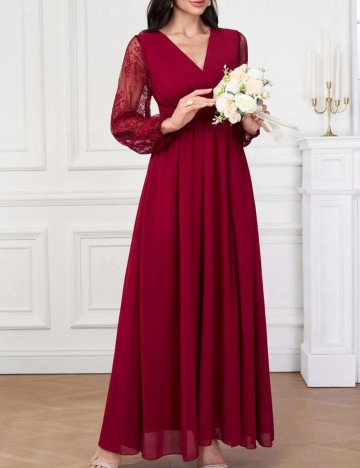 Rochie maxi Shein, vișiniu