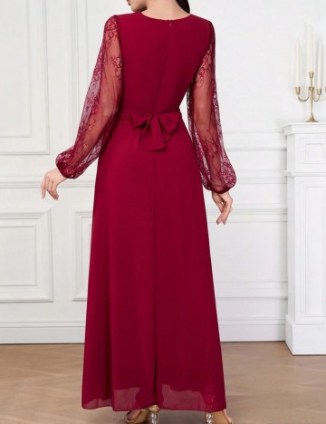 Rochie maxi Shein, vișiniu