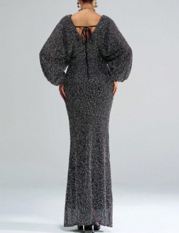 Rochie de ocazie Shein Miss Ord, negru