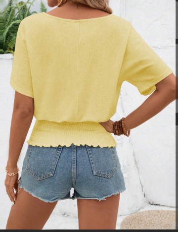 Cămașă Shein, galben