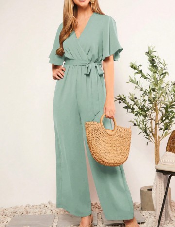 Salopetă lungă Shein, verde