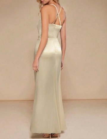 Rochie maxi Shein, crem