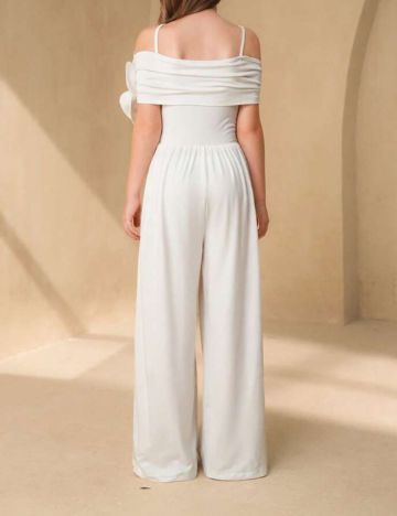 Salopetă Shein, alb