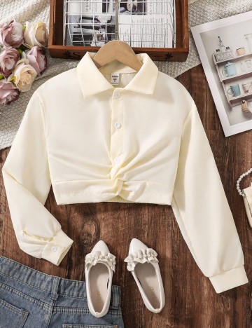 Cămașă Shein, crem