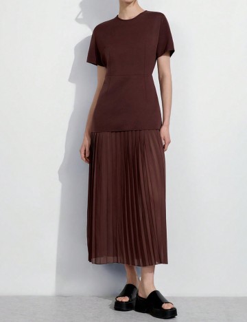 Rochie maxi Shein, maro