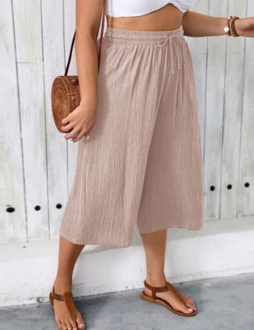 Pantaloni Shein Curve+, roz