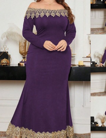 Rochie maxi Shein Curve+, mov