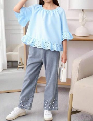 Jeans Shein, albastru