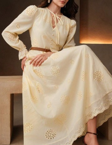 Rochie maxi Shein Anewsta, galben