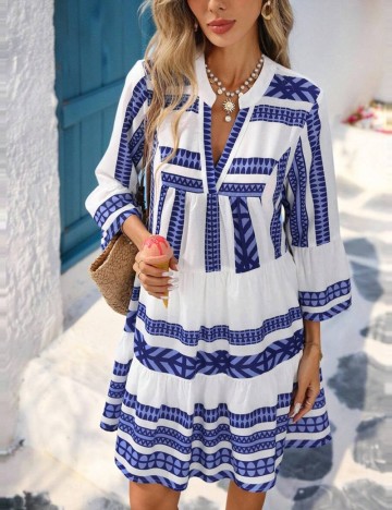 Rochie Shein, mix culori