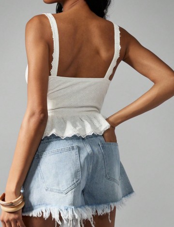 Top Shein Missguided, alb