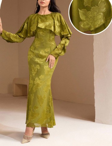 Rochie maxi Shein, verde