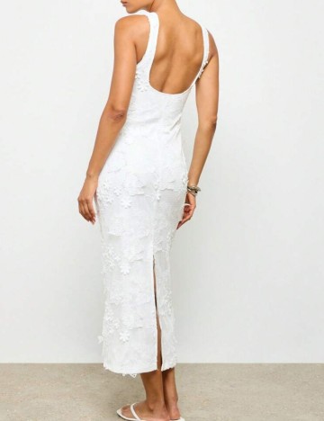 Rochie midi Shein, alb