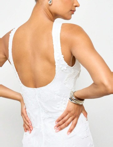 Rochie midi Shein, alb