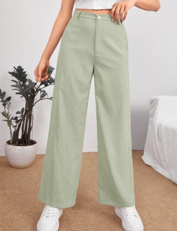 Pantaloni Shein, verde