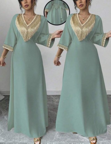 Rochie maxi Shein, verde